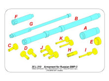 Load image into Gallery viewer, Aber 1/35 Russian Armament for BMP-3  35 L-310