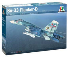 Load image into Gallery viewer, Italeri 1/72 Russian Su-33 Flanker-D No 197'