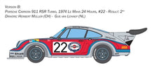 Load image into Gallery viewer, Italeri 1/24 Porsche Carrera RSR Turbo EASYKIT 3625