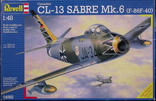 Load image into Gallery viewer, Revell Germany 1/48 German CL-13 Saber Mk.6 (F-86F-40) w/ EXTRAS 04562C OPEN BOX