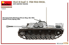 Load image into Gallery viewer, MiniArt 1/72 German StuG III Ausf. G Feb 1943 Prod. With Winter Tracks 72103