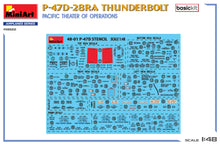 Load image into Gallery viewer, Miniart 1/48 US P-47D-28RA Thunderbolt. Pacific Theater Of Operations 48022