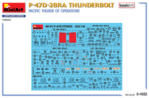 Miniart 1/48 US P-47D-28RA Thunderbolt. Pacific Theater Of Operations 48022