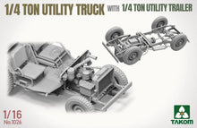 Load image into Gallery viewer, Takom 1/16 US 1/4 Ton 4x4 G503 MB Utility Truck w/ 1/4 Ton Trailer 1026' COMING SOON!