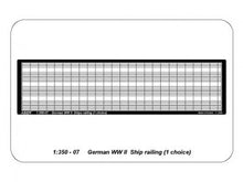 Load image into Gallery viewer, Aber 1/350 German Railing 1:350 07