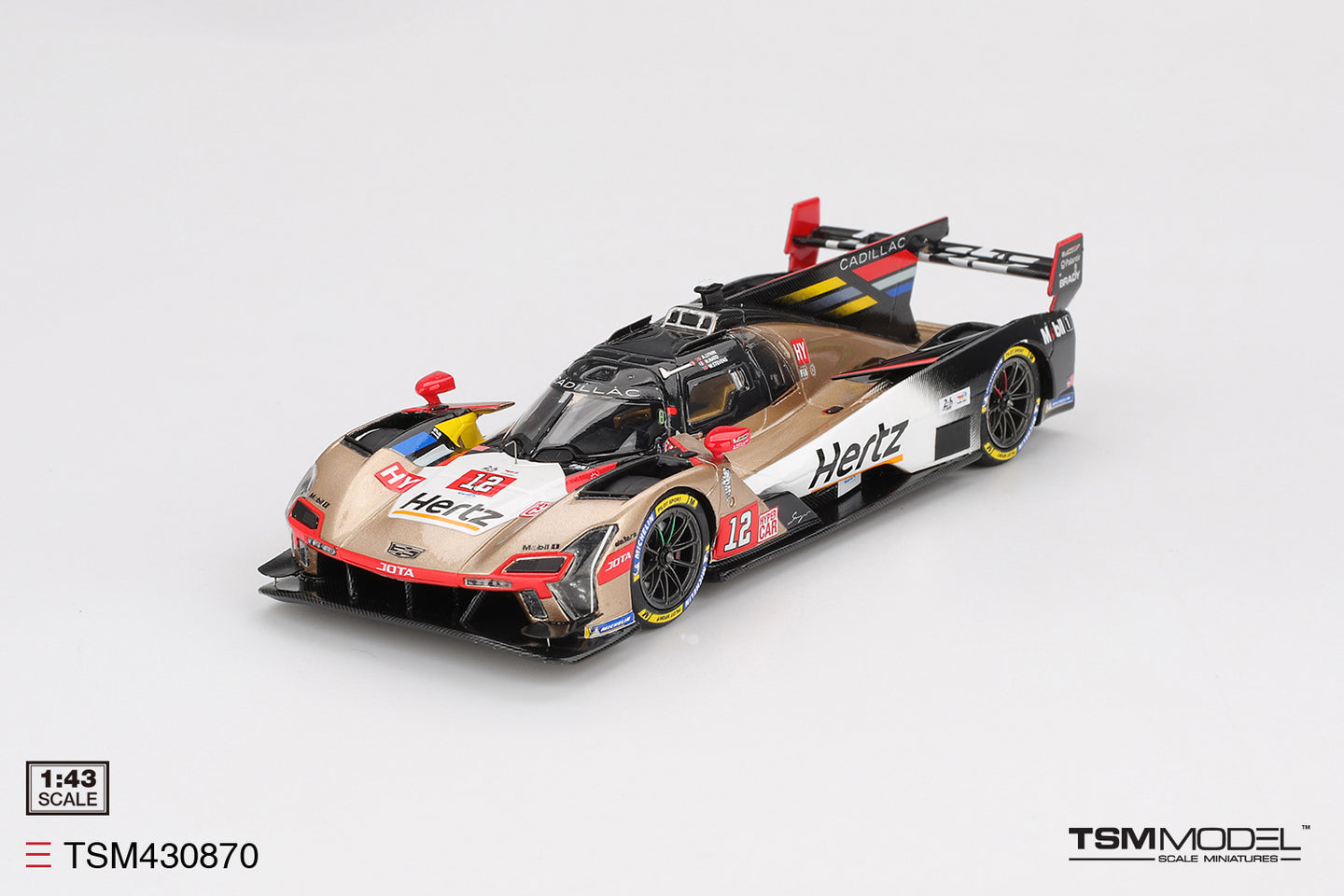 TSM 1/43 Cadillac V-Series.R #12 HERTZ TEAM JOTA 2025 LE MANS