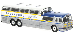 Brekina 1/87 HO 1956 Greyhound Scenicruiser Bus "New Orleans" 61301