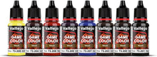 Load image into Gallery viewer, Vallejo Game Color 72.190 Wash Effects Color Series (8) 18 ml