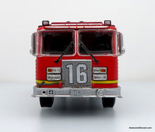 Load image into Gallery viewer, Iconic Replicas 1/64 KME Predator Fire Engine LACFD - Engine 16 64-0456