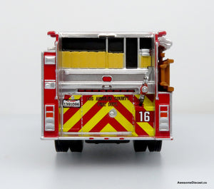 Iconic Replicas 1/64 KME Predator Fire Engine LACFD - Engine 16 64-0456
