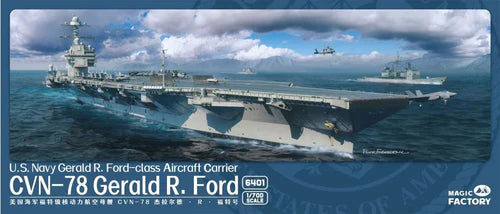 Magic Factory 1/700 US Navy Aircraft Carrier CVN-78 Gerald R. Ford 6401