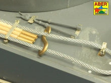 Load image into Gallery viewer, Aber 1/16 German Tiger I Barrel Cleaning Rods with Bracket Very Early 16 024'