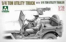 Load image into Gallery viewer, Takom 1/16 US 1/4 Ton 4x4 G503 MB Utility Truck w/ 1/4 Ton Trailer 1026' COMING SOON!
