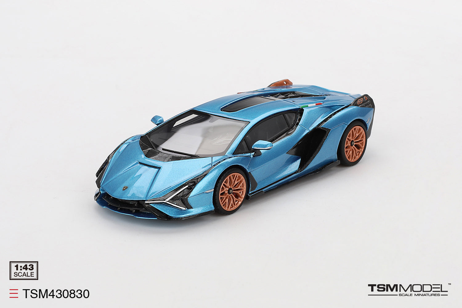 TSM 1/43 Lamborghini Sián FKP 37 Blu Aegir TSM430830 – Burbank's