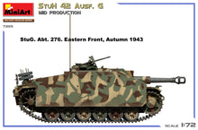Load image into Gallery viewer, MiniArt 1/72 German StuH 42 Ausf. G Mid Production 72115