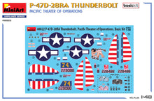 Load image into Gallery viewer, Miniart 1/48 US P-47D-28RA Thunderbolt. Pacific Theater Of Operations 48022