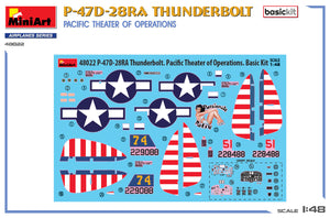 Miniart 1/48 US P-47D-28RA Thunderbolt. Pacific Theater Of Operations 48022