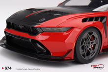 Load image into Gallery viewer, Top Speed 1/18 Ford Mustang Dark Horse Race Red 2025 TS0674