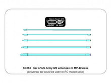 Load image into Gallery viewer, Aber 1/16 US Army MS Antenna to MP-48 Base 16 055'