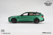 Load image into Gallery viewer, TSM 1/18 BMW M3 Touring Isle of Man Green Metallic TSM181030
