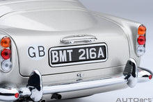 Load image into Gallery viewer, AUTOart 1/18 Aston Martin DB5 "Goldfinger" w/Weapons Silver 70296