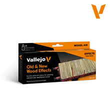 Load image into Gallery viewer, Vallejo 71.187 Old &amp; New Wood Effects 18ml (8 bottles)'