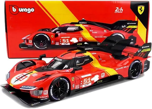 Bburago 1/18 Ferrari 499P V6TN #51 Winner LM 2023 Signature 16301-51