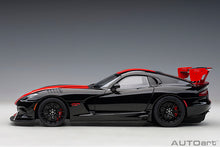 Load image into Gallery viewer, AUTOart 1/18 Dodge Viper 1:28 Edition ACR 2017 (Black w/ Red Stripes) 71732
