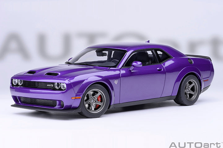AUTOart 1/18 Dodge Challenger SRT Super Stock 2023 Plum Crazy