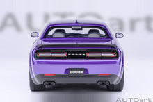 Load image into Gallery viewer, AUTOart 1/18 Dodge Challenger SRT Super Stock 2023 Plum Crazy 71768