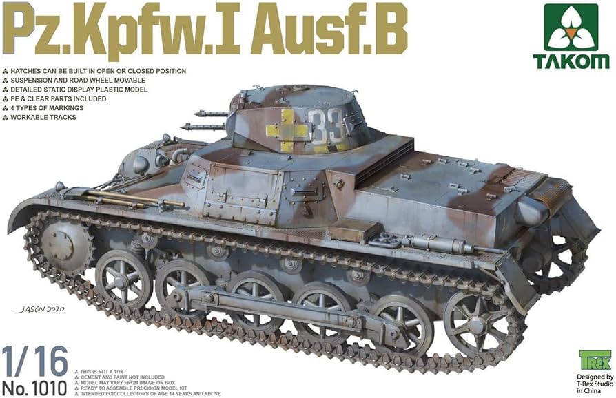 Takom 1/16 German Pz.Kpfw.I Ausf.B 1010