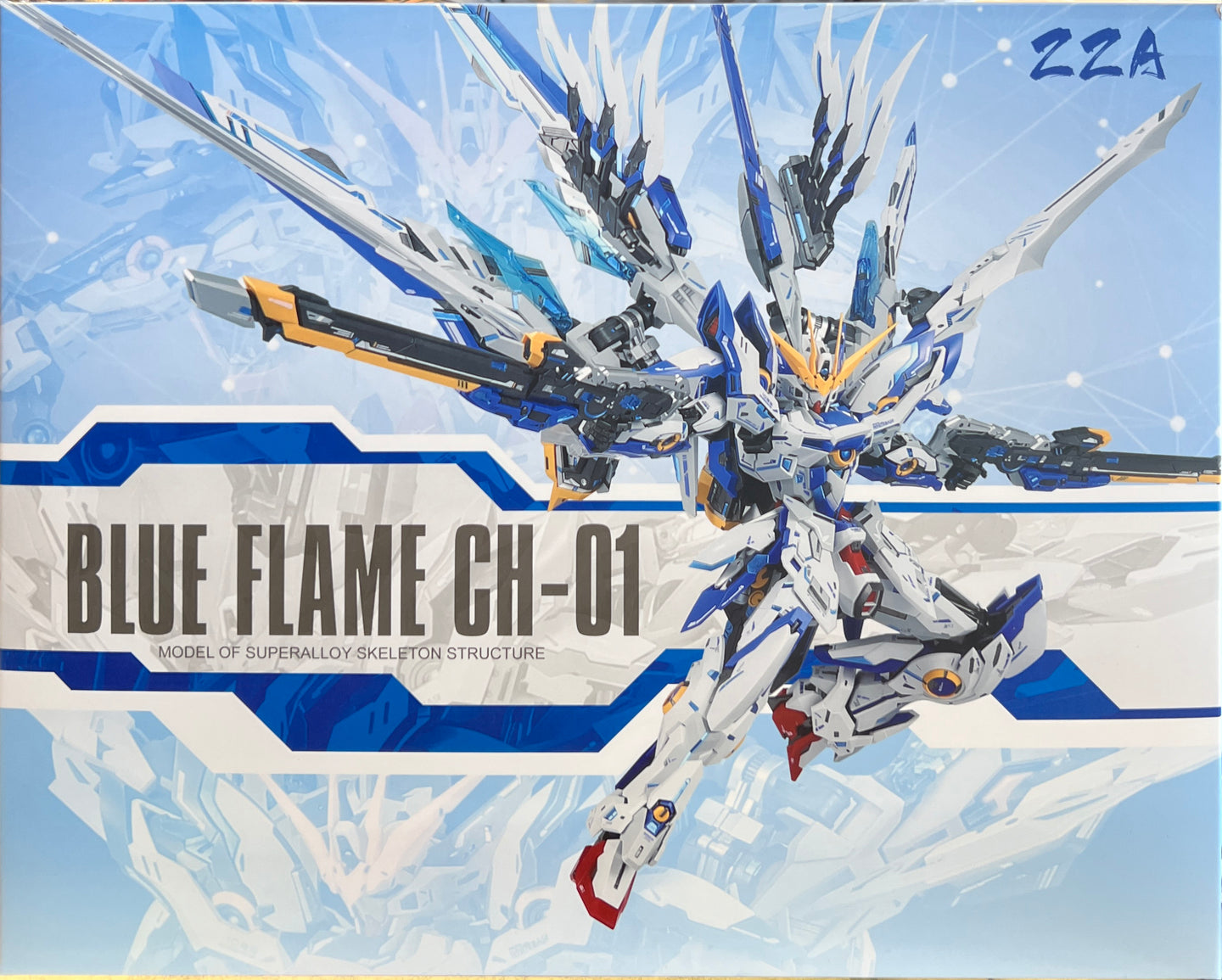 ZZA 1/100 Blue Flame CH-01 Super Alloy Skeleton Structure 010113 