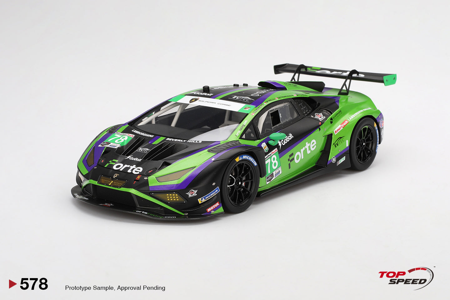 TOP SPEED 1/18 ランボルギーニ ウラカン GT3 EVO2 Top Speed 1/18 Lamborghini Huracán GT3 EVO2 #78 2024 24H Daytona