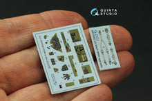 Load image into Gallery viewer, Quinta Studio 1/72 Interior 3D Decal US F6F-3 Hellcat (Eduard) QD72147