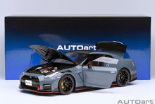 Load image into Gallery viewer, AUTOart 1/18 Nissan GT-R (R35) Nismo 2022 SE Stealth Grey 77505