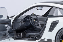 Load image into Gallery viewer, AUTOart 1/18 Porsche 911 (991.2) GT3 Weissach Package White 78176
