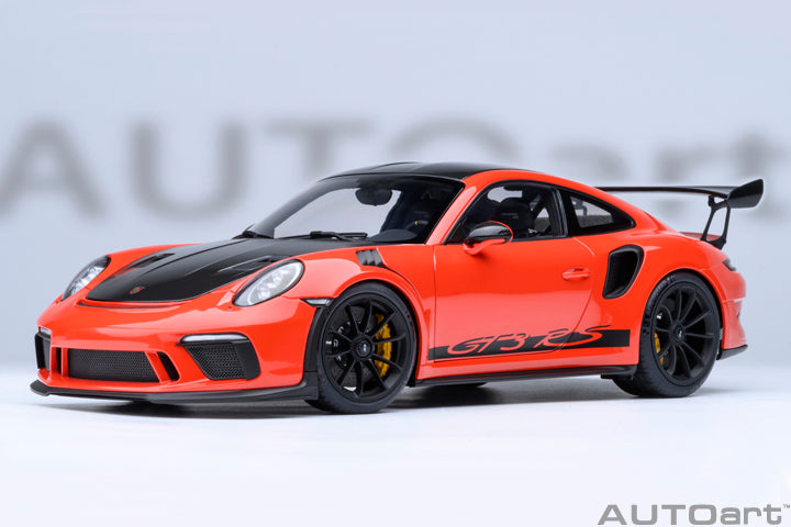 AUTOart 1/18 Porsche 911 (991.2) GT3 Weissach Package Lava Orange
