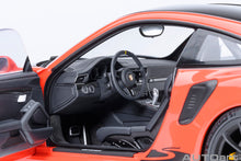Load image into Gallery viewer, AUTOart 1/18 Porsche 911 (991.2) GT3 Weissach Package Lava Orange 78177