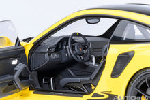 Load image into Gallery viewer, AUTOart 1/18 Porsche 911 (991.2) GT3 Weissach Package Racing Yellow 78178