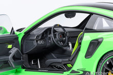 Load image into Gallery viewer, AUTOart 1/18 Porsche 911 (991.2) GT3 Weissach Package Lizard Green 78179