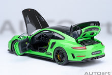 Load image into Gallery viewer, AUTOart 1/18 Porsche 911 (991.2) GT3 Weissach Package Lizard Green 78179