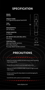 Dspiae PT-HD General Purpose Hand Drill