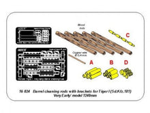 Load image into Gallery viewer, Aber 1/16 German Tiger I Barrel Cleaning Rods with Bracket Very Early 16 024'