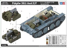 Load image into Gallery viewer, HobbyBoss 1/16 German Panzer Kpfw.38(t) Ausf.E/F w/ Interior 82603