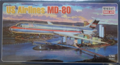 Minicraft 1/144 US Airlines McDonnell Douglas MD-80 14493C NOS Sealed