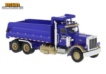 Load image into Gallery viewer, Brekina 1/87 HO Peterbilt 359 Dump Truck "Force Corp" Blue 86292