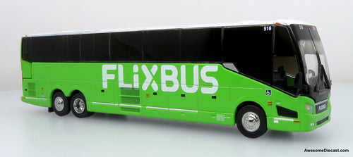 Iconic Replicas 1/87 HO Prevost H3-45 Coach: FlixBus 87-0422