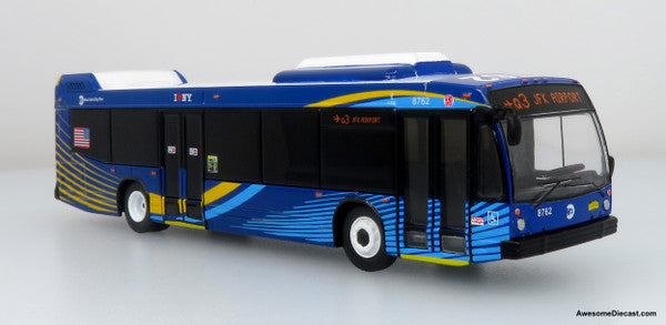 Iconic Replicas 1/87 Nova Bus LFSD Transit Bus - MTA New York City 87-0498