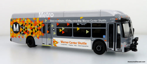 Iconic Replicas 1/87 HO NFI Xcelsior XN40 Transit Bus: Los Angeles Metro 87-0534