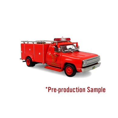 Iconic Replicas 1/87 HO 1974 Dodge 300 Rescue Unit: LACOFD Squad 51 87-0537 COMING SOON